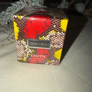 Jimmy Choo Exotic Eau de Toilette - Red, Yellow, Brown Pattern